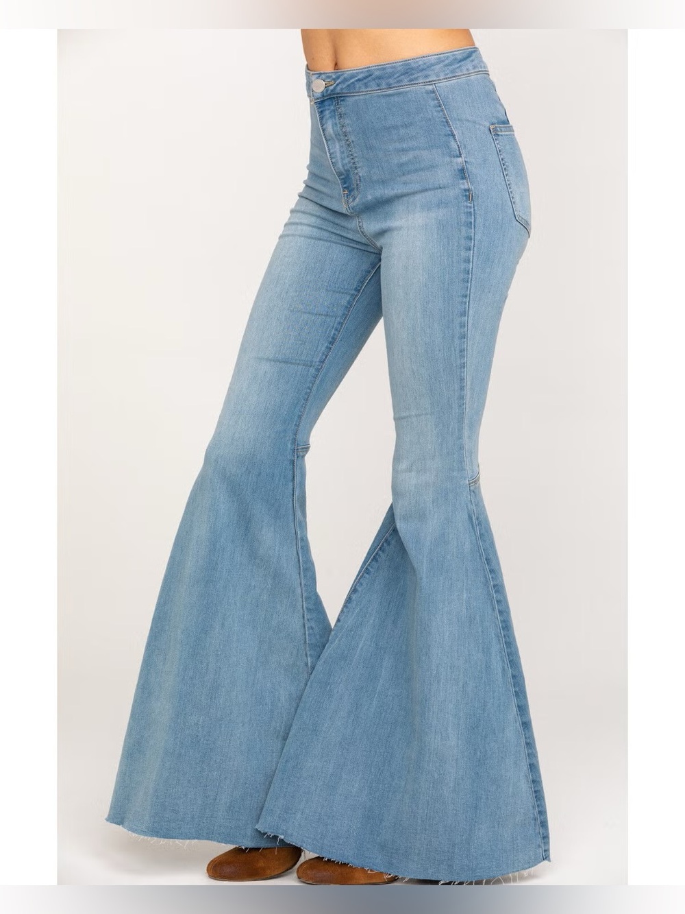 Free People We The Free Just Float On High Waist Flare Jean